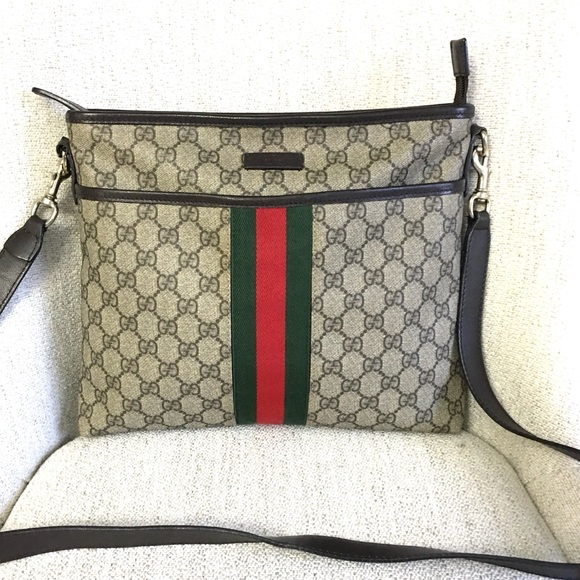 Gucci Other - Authentic Gucci unisex messenger bag coated canvas